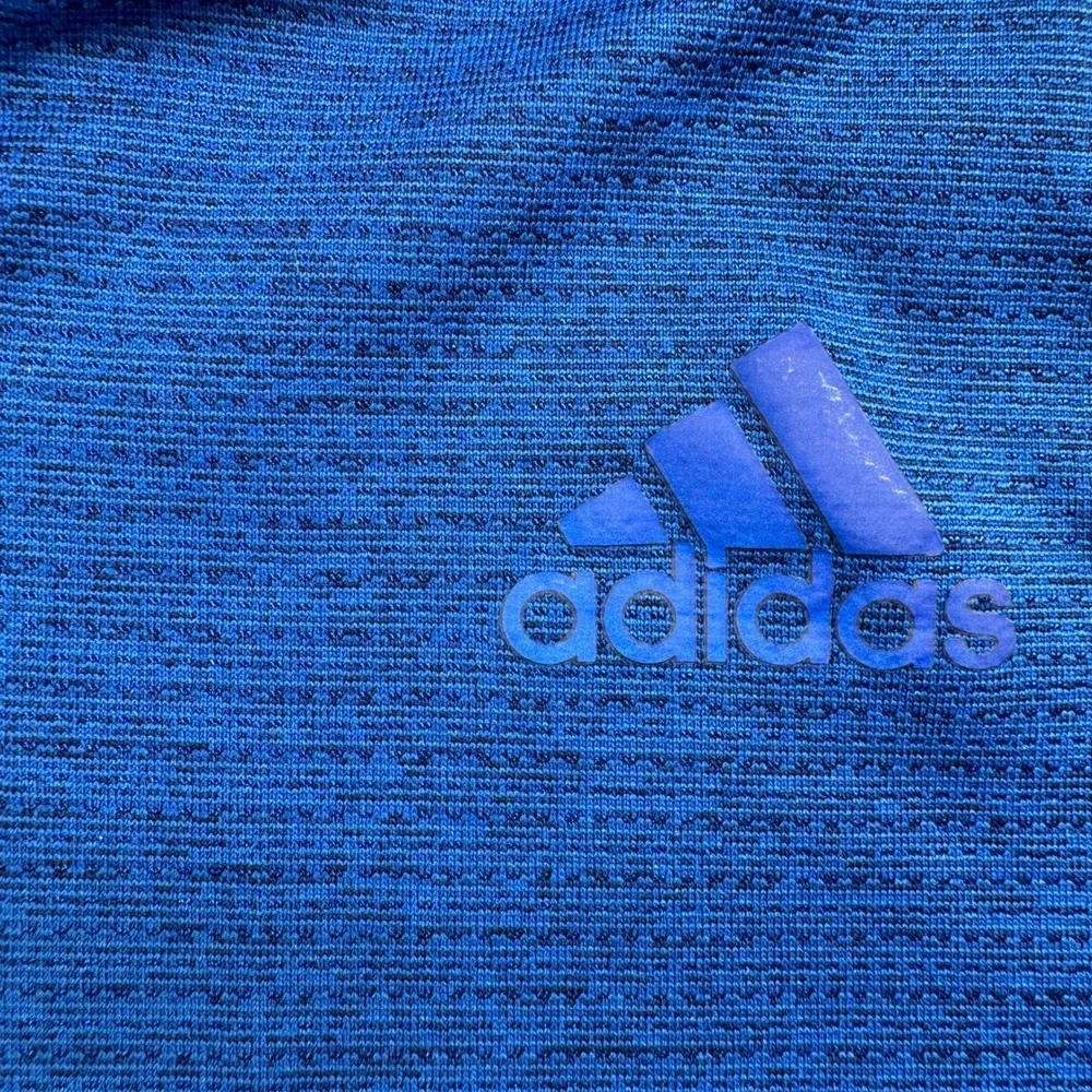 Adidas Climalite Shirt Mens XL Blue‎ Running Athletic Gym Training AZ9441